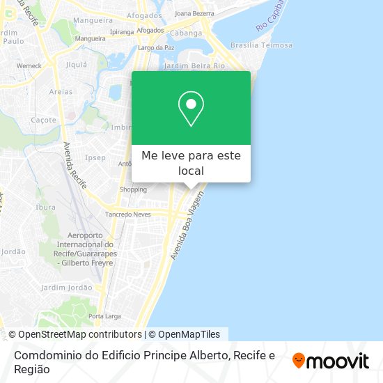 Comdominio do Edificio Principe Alberto mapa