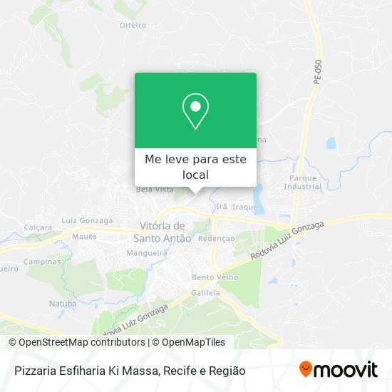 Pizzaria Esfiharia Ki Massa mapa