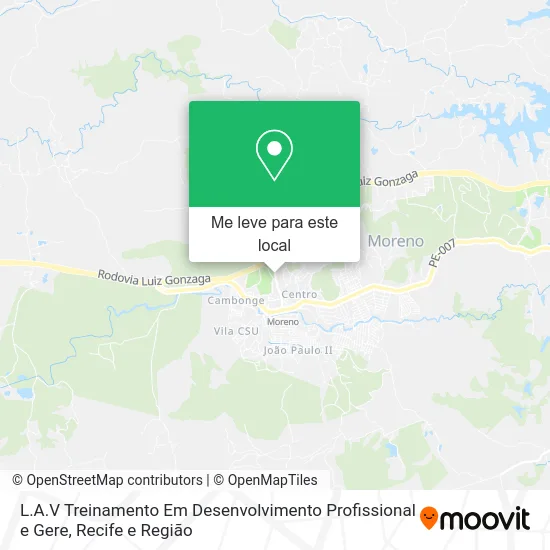 L.A.V Treinamento Em Desenvolvimento Profissional e Gere mapa