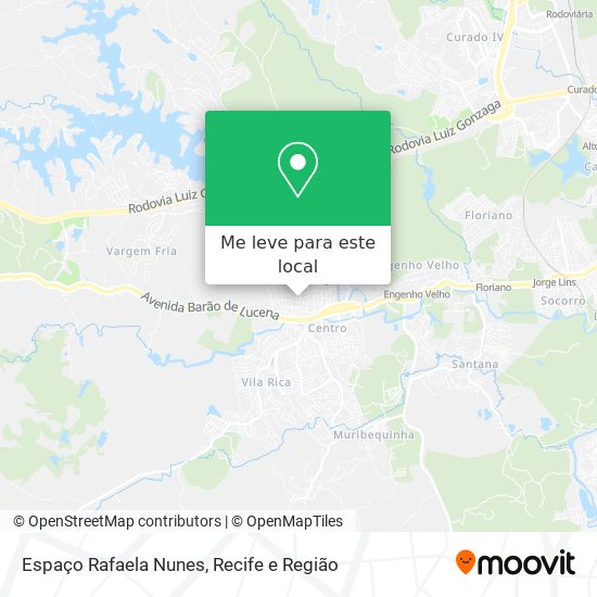 Espaço Rafaela Nunes mapa