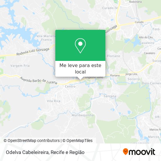 Odelva Cabeleireira mapa