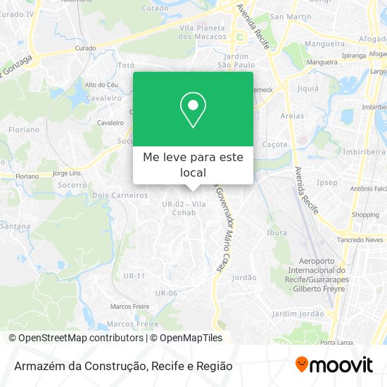 Armazém da Construção mapa
