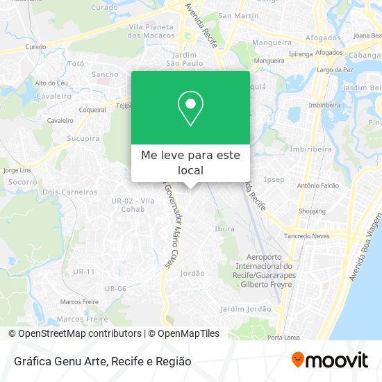 Gráfica Genu Arte mapa