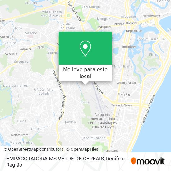 EMPACOTADORA MS VERDE DE CEREAIS mapa