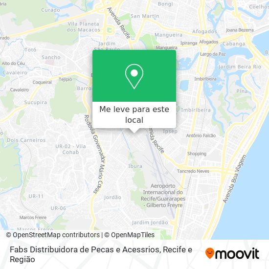 Fabs Distribuidora de Pecas e Acessrios mapa