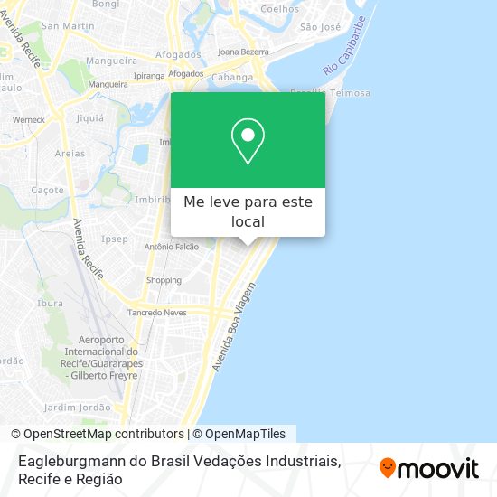 Eagleburgmann do Brasil Vedações Industriais mapa