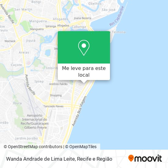 Wanda Andrade de Lima Leite mapa