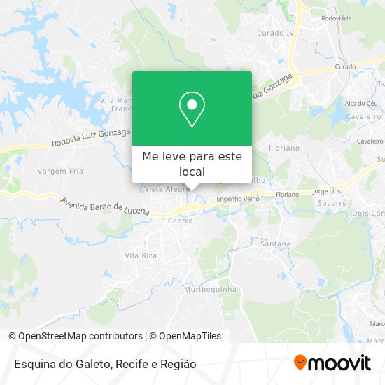 Esquina do Galeto mapa