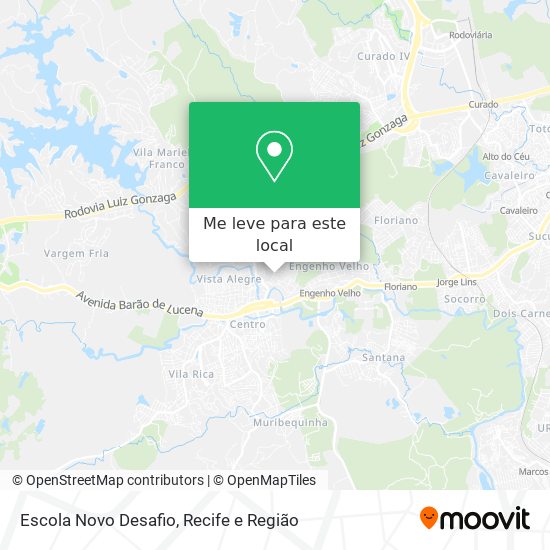 Escola Novo Desafio mapa