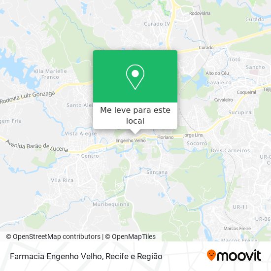 Farmacia Engenho Velho mapa