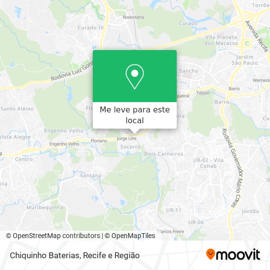 Chiquinho Baterias mapa