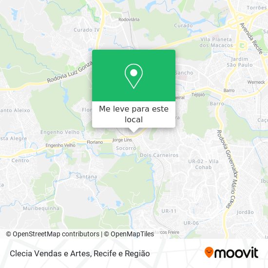 Clecia Vendas e Artes mapa