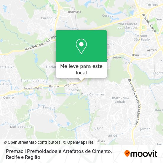 Premacil Premoldados e Artefatos de Cimento mapa