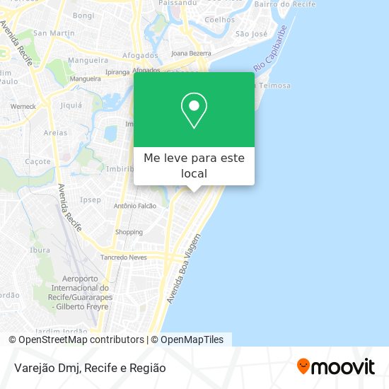 Varejão Dmj mapa