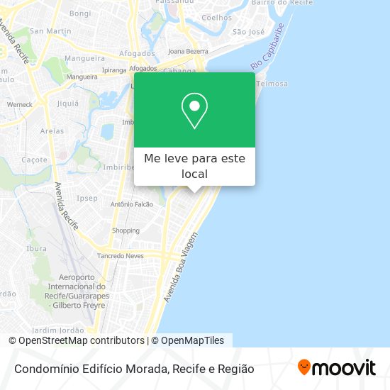 Condomínio Edifício Morada mapa