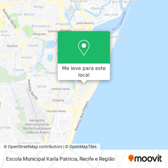 Escola Municipal Karla Patrícia mapa
