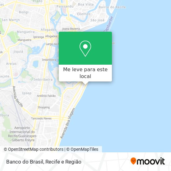 Banco do Brasil mapa
