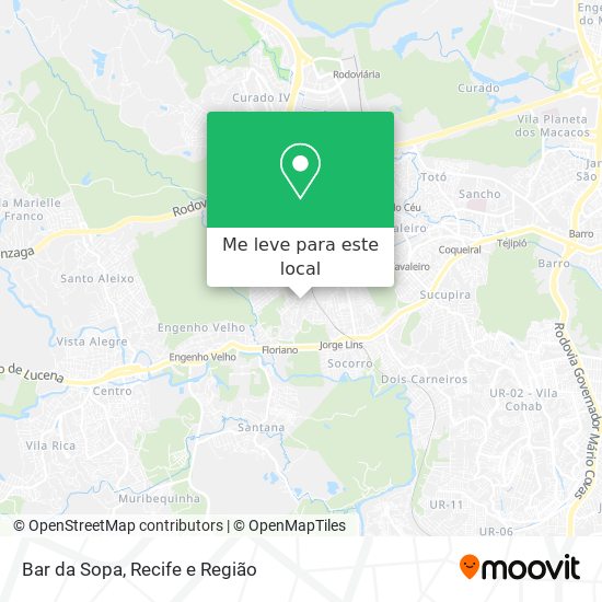 Bar da Sopa mapa