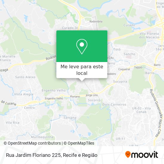 Rua Jardim Floriano 225 mapa