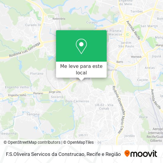F.S.Oliveira Servicos da Construcao mapa