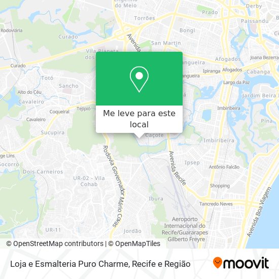 Loja e Esmalteria Puro Charme mapa