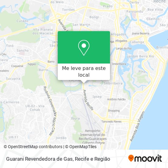 Guarani Revendedora de Gas mapa