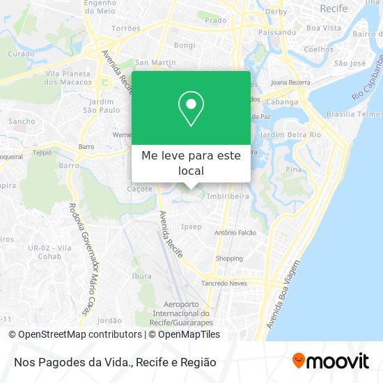Nos Pagodes da Vida. mapa