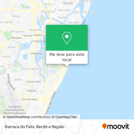 Barraca do Felix mapa