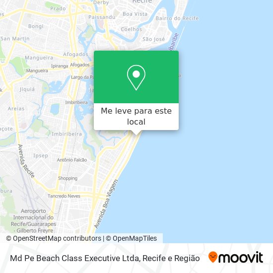 Md Pe Beach Class Executive Ltda mapa