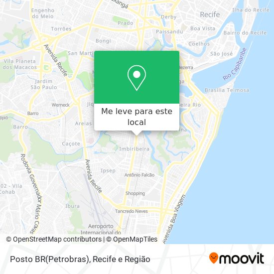 Posto BR(Petrobras) mapa