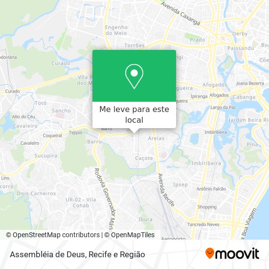 Assembléia de Deus mapa