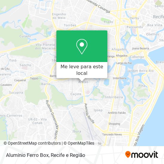 Alumínio Ferro Box mapa