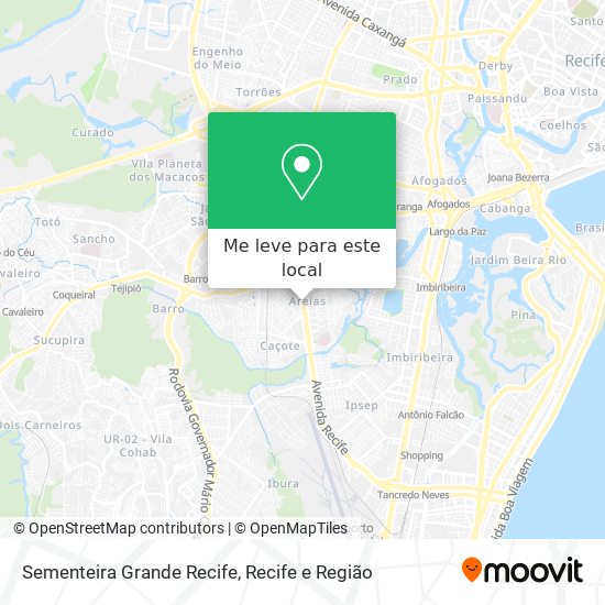 Sementeira Grande Recife mapa