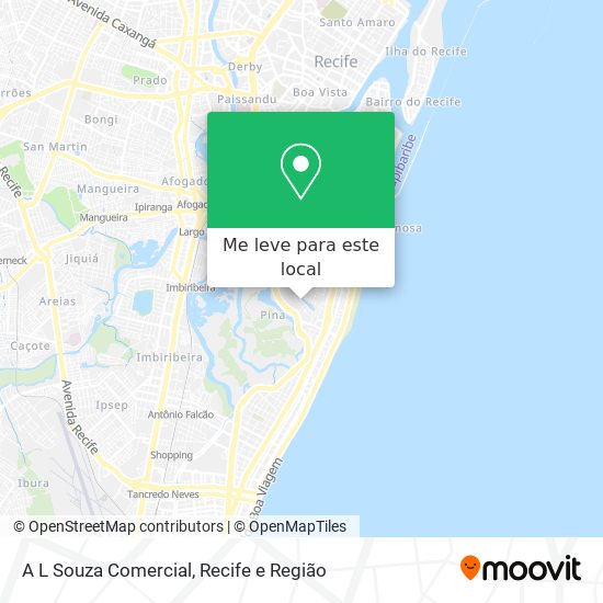 A L Souza Comercial mapa