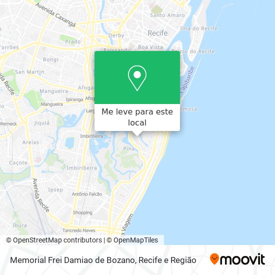 Memorial Frei Damiao de Bozano mapa