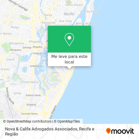 Nova & Calife Advogados Associados mapa