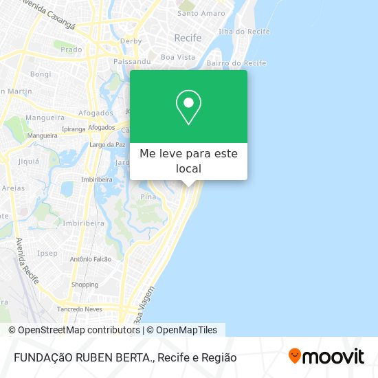 FUNDAÇãO RUBEN BERTA. mapa