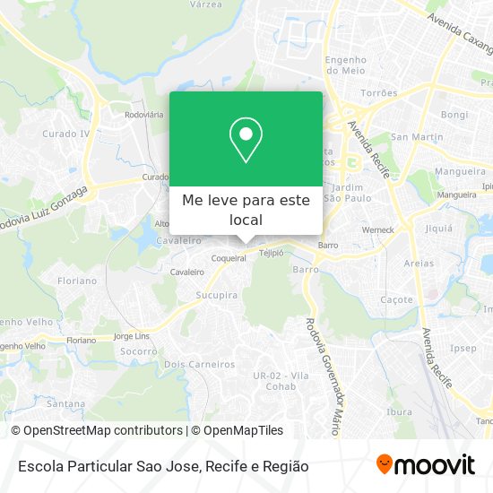 Escola Particular Sao Jose mapa