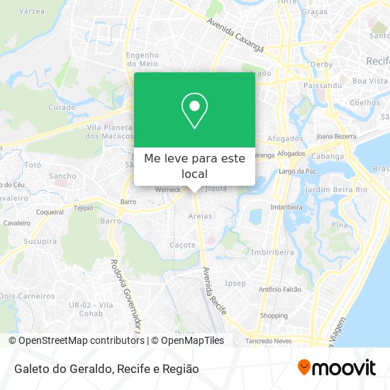 Galeto do Geraldo mapa
