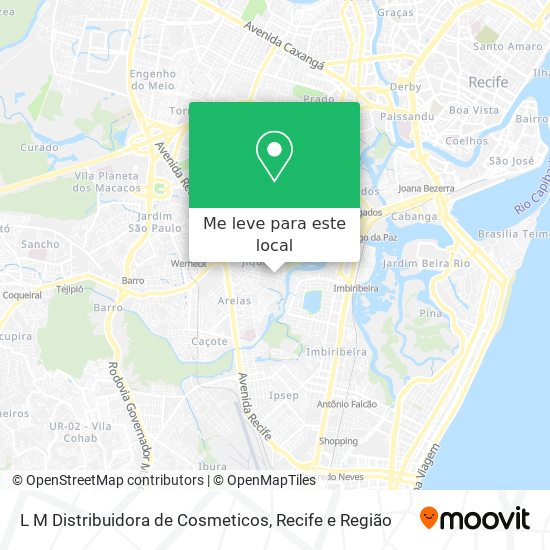 L M Distribuidora de Cosmeticos mapa