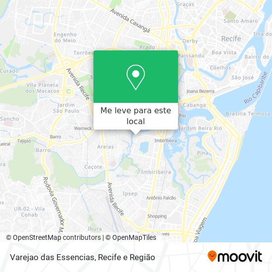 Varejao das Essencias mapa