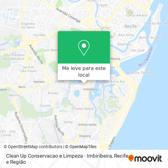 Clean Up Conservacao e Limpeza - Imbiribeira mapa