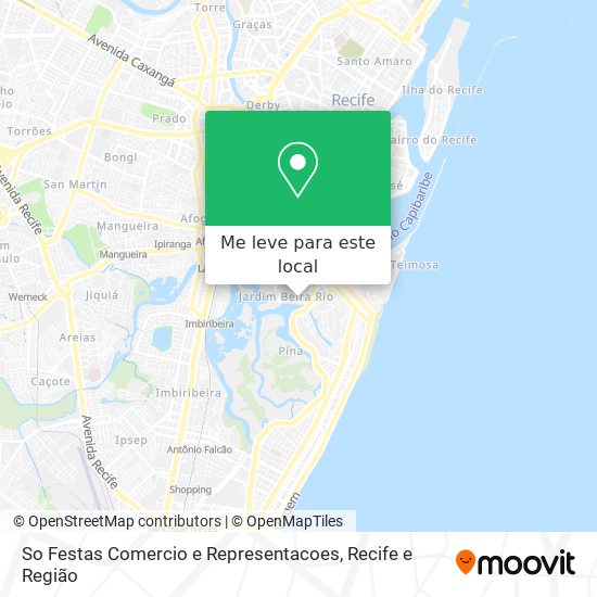 So Festas Comercio e Representacoes mapa