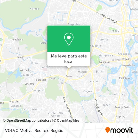 VOLVO Motiva mapa
