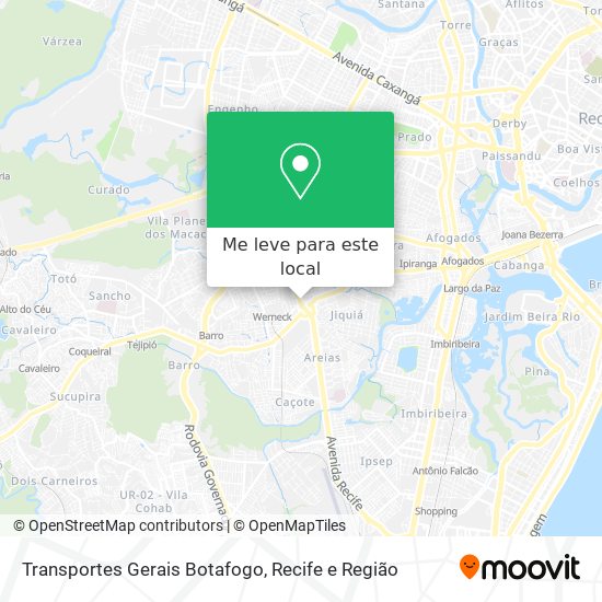 Transportes Gerais Botafogo mapa