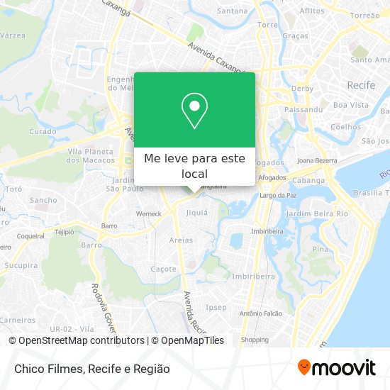 Chico Filmes mapa
