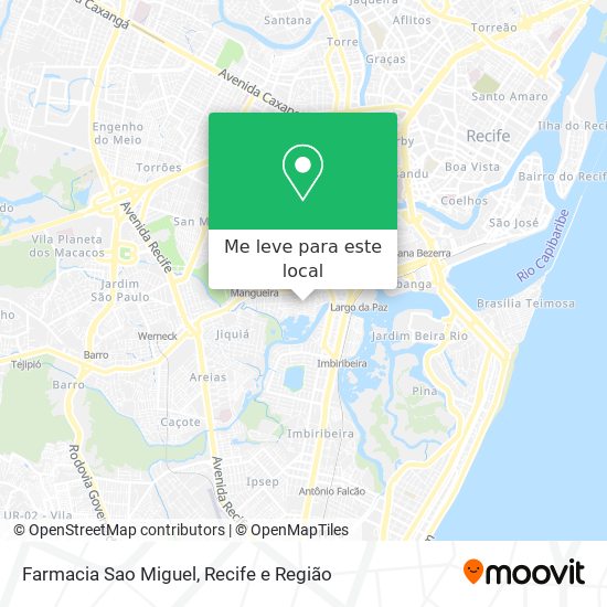 Farmacia Sao Miguel mapa