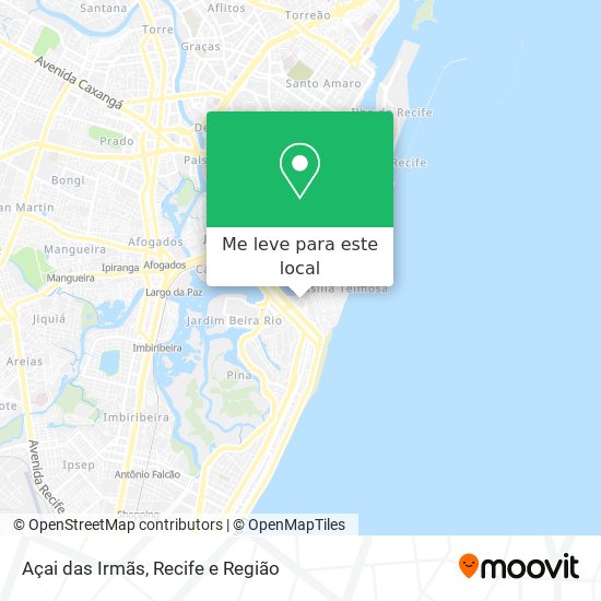 Açai das Irmãs mapa
