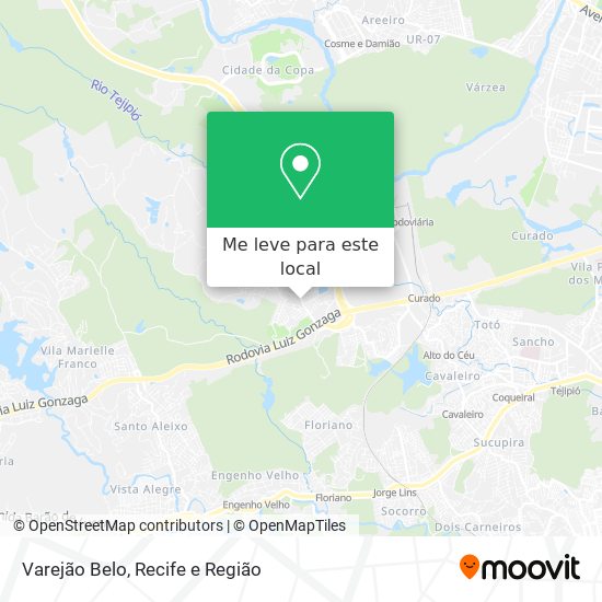 Varejão Belo mapa