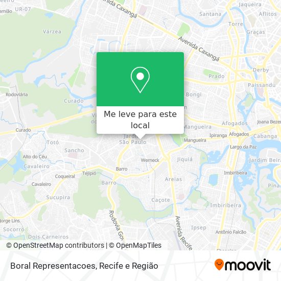 Boral Representacoes mapa